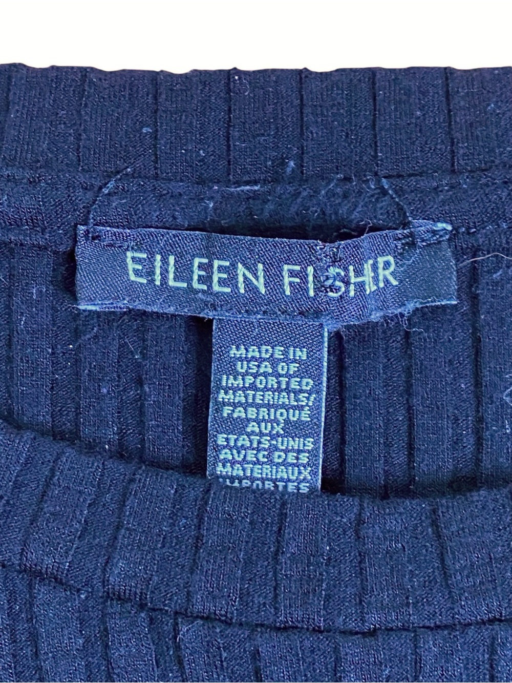 EILEEN FISHER Ribbed Black Ballet Neck Top
Knee Length Women’s Size L - Picture 10 of 13